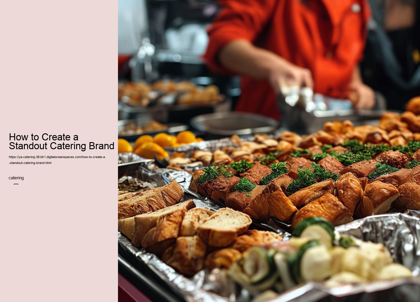 How to Create a Standout Catering Brand